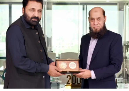 Chief Minister Amjad Hussain meets PTA Chairman to discuss internet and digital infrastructure in Gilgit-Baltistan