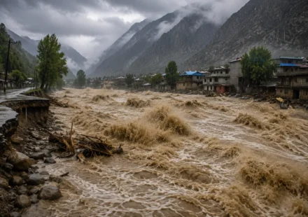 Flood Alter and Monsoon Rain Causes high Floods In GB