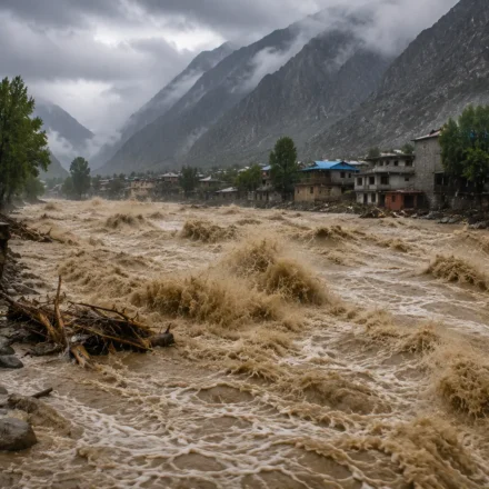 Flood Alter and Monsoon Rain Causes high Floods In GB