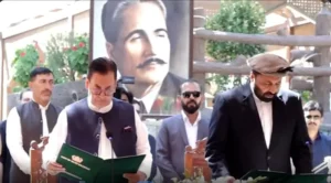 Amjad Hussain Advocate Takes Oath as New Chief Minister of Gilgit-Baltistan